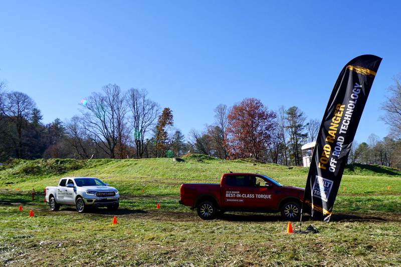 The Ranger Off Road Experience. Personally, I liked the Land Rover course at Expo West better.